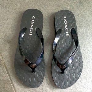 Coach Flip Flops Size 5-6